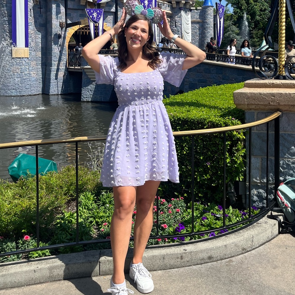 3 FOR $35 - WORN ONCE - Women's Summer Flowy Mini Sundress - Picture 4 of 10